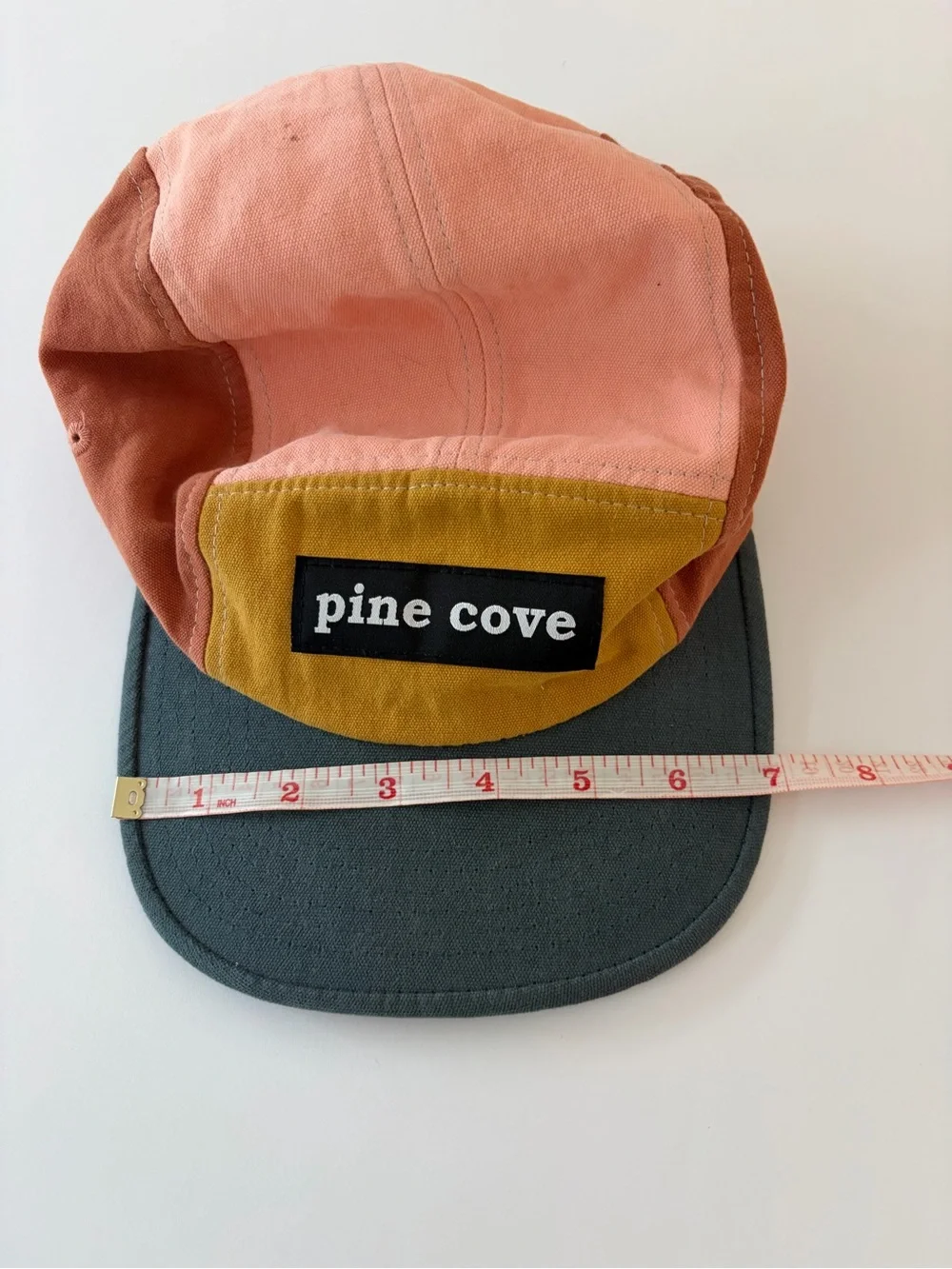 Pine Cove Kids Multi Colored 5 Panel Camper Hat Logo Patch Adjustable